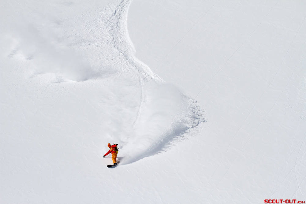 Freeriden bei der Keschhütte