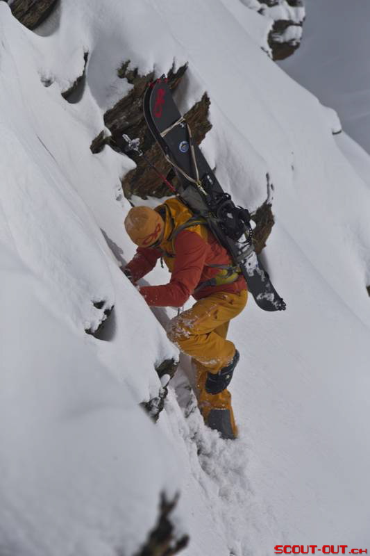Freeriden bei der Keschhütte