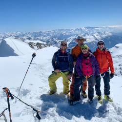 Palü mit Frau und Freunden