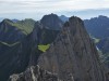 Auf dem Ostlichen Fählentürm. Im Hintergrund der Fählenschafberg und Freiheit