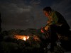 Übernachten auf dem Matthorn mit Vollmond beim Nationalfeiertag. Mehr unter: http://www.hikr.org/tour/post53576.html