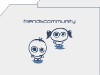 Logo «friendscommunity» mit zwei Comicfiguren