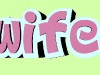 3D Logo für die Musik Band "wife" Konzept, CI/CD, Gestaltung Neben dem Logo