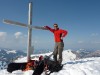 Schneetour am 7. April 09 mit Greschi und mir. Via Sternen über den Grat, zu den Schaflöcher