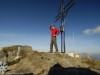 on the top