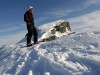 Schneetour vom Grossen Sternen auf den Schaffrücken, runter in die Schafflöcher, und nochmals hoch zum Forstberg (2215m)