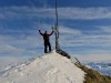 Schneeschuhtour mit Marcel vom Grossen Sternen auf den Schaffrücken, runter in die Schafflöcher