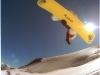 Indy Air auf der Backside Wall in der Saas-Fee Pipe 1997