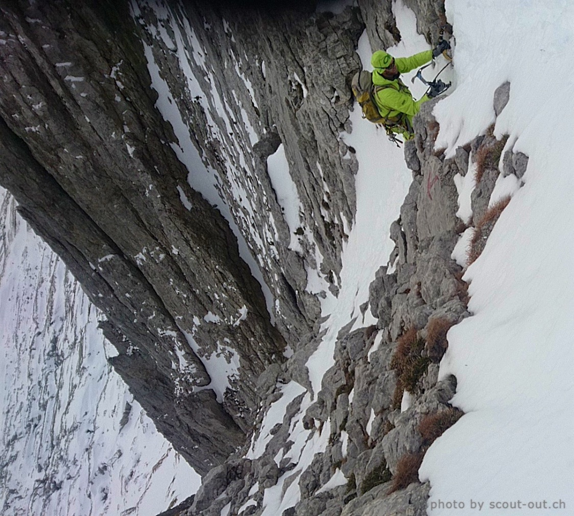 Mit Pädi am Mixedclimbing