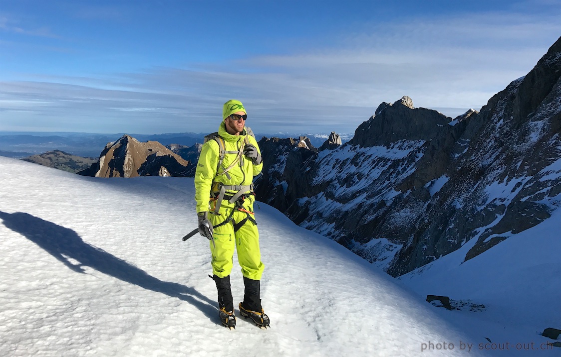 Winterliche Alpine Tour. Altmann via SH-Kamin und Listengrat zum Säntis