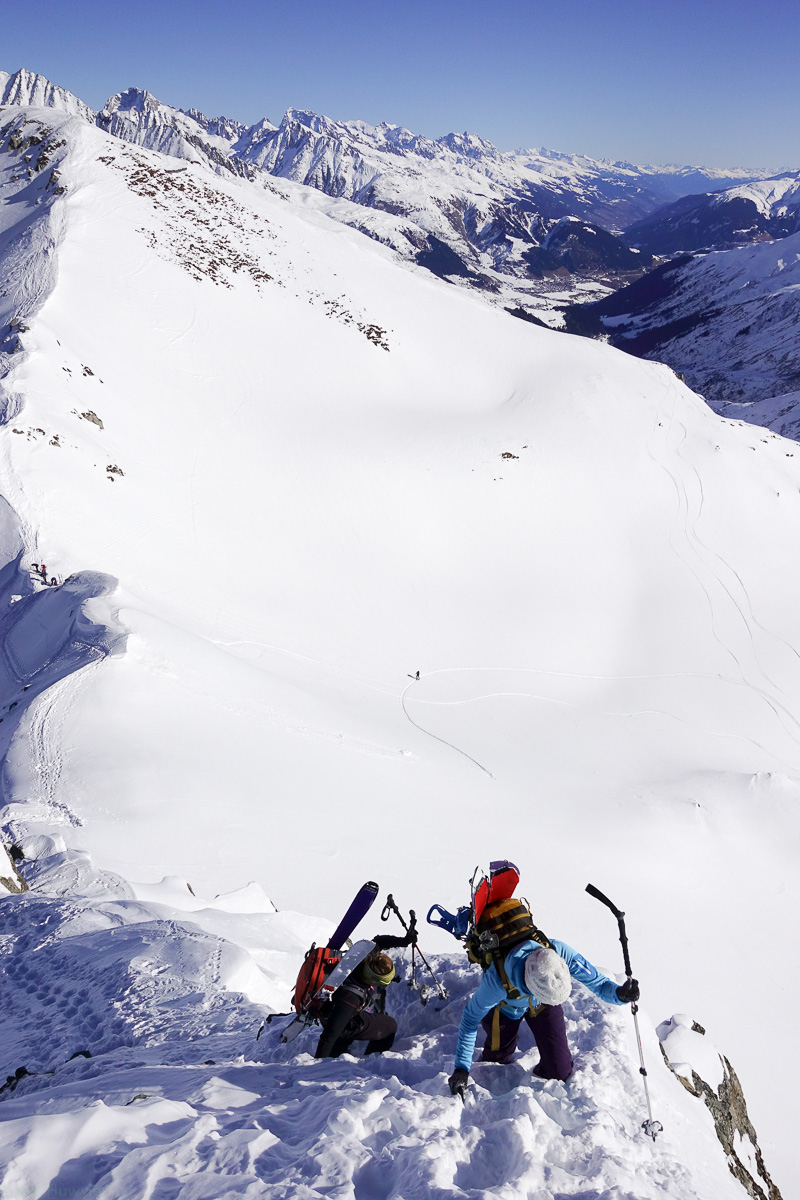 Splitboardbergsteigen