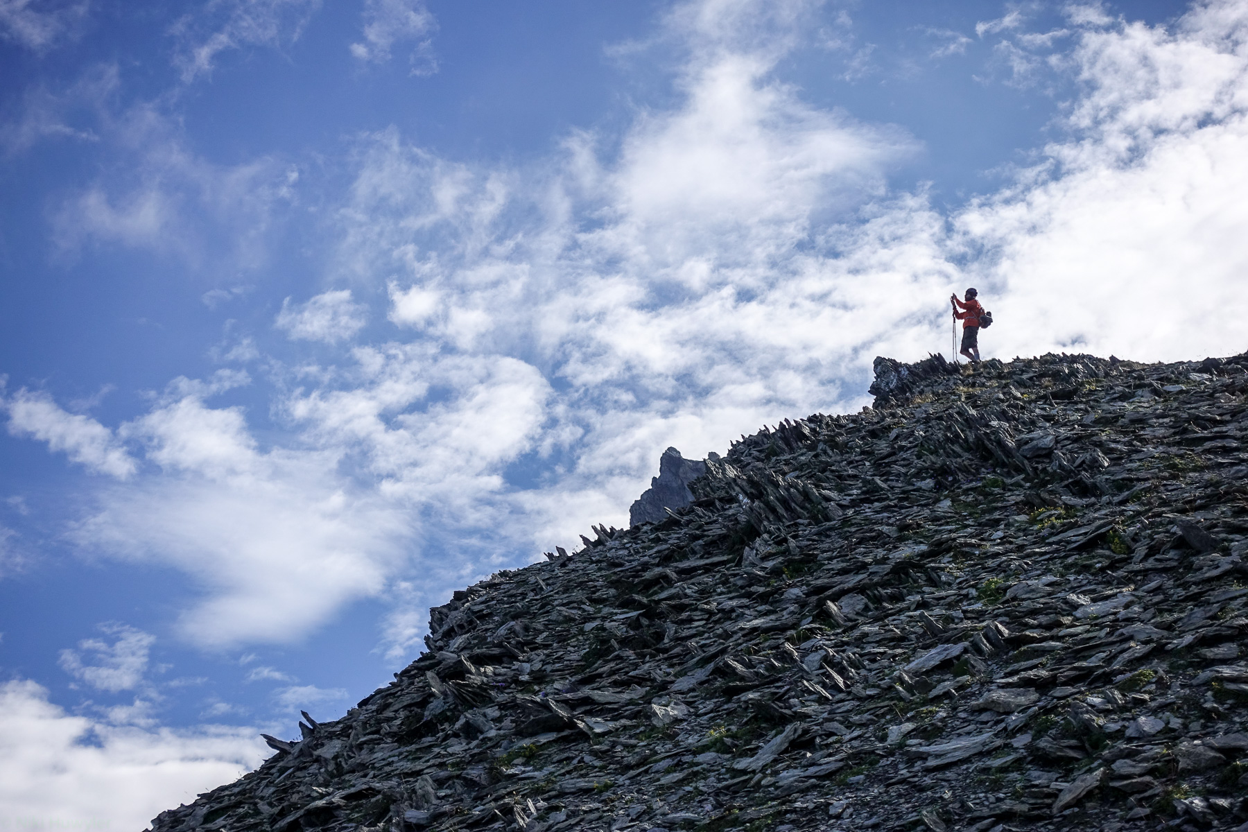 Bergsteiger auf einem Schiefergrat, Jahresrückblick 2017