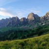 Felskette über einer grünen Alpweide, Jahresrückblick 2017