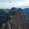 Auf dem Ostlichen Fählentürm. Im Hintergrund der Fählenschafberg und Freiheit