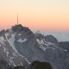 46h, 48km, 5600hm. Monstertour der Extraklasse im Alpstein. Freesolo Klettern/Bergsteigen über alle Gipfel/Grate von West nach Ost. Von Stein (SG) nach Hoher Kasten (AI)