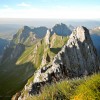 Felstürme über grünen Tälern, Alpstein
