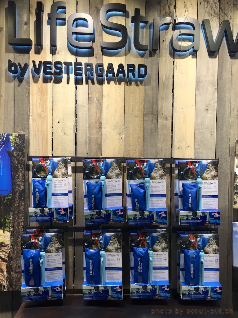 Leichter Trinkhalm für Brackwasser