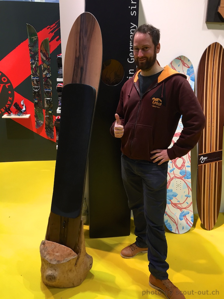 Powdersurfer von Pogo mit Entwickler