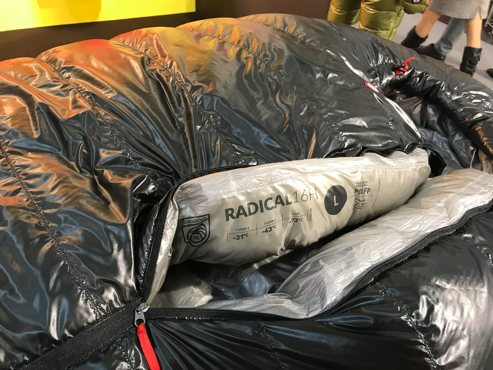 Sehr warmer Schlafsack