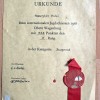 Urkunde mit rotem Siegel vom Jugendschiessen