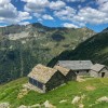 Steinhäuser einer Alp über dem Tal, Via Alta della Verzasca