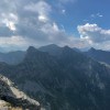 Tessiner Gipfel unter Quellwolken, Via Alta della Verzasca