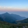 Bergketten in der Abenddämmerung, Via Alta della Verzasca